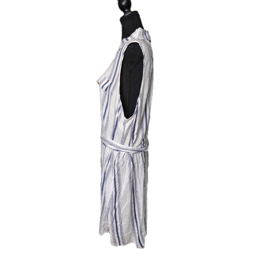 Marianne Women's Striped Sleeveless Dress Or Top Size 2X - Picture 4 of 9